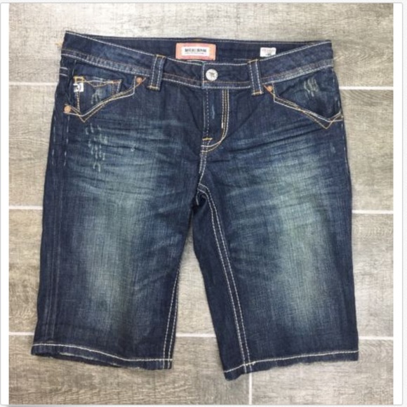 MEK Women's Shorts 30W Bernmuda New Oaxaca Zip Fly - Picture 1 of 4